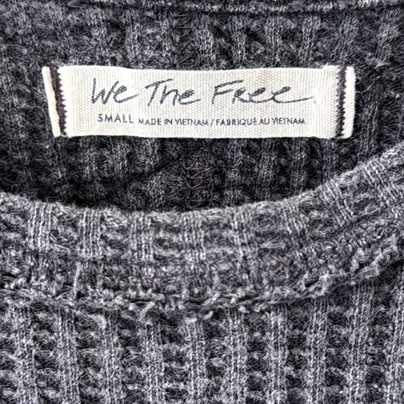 We The Free Roll With it Thermal | Washed Black | Size S - Picture 8 of 9